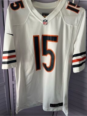Chicago Bears ODUNZE #15 White Football Jersey men’s small